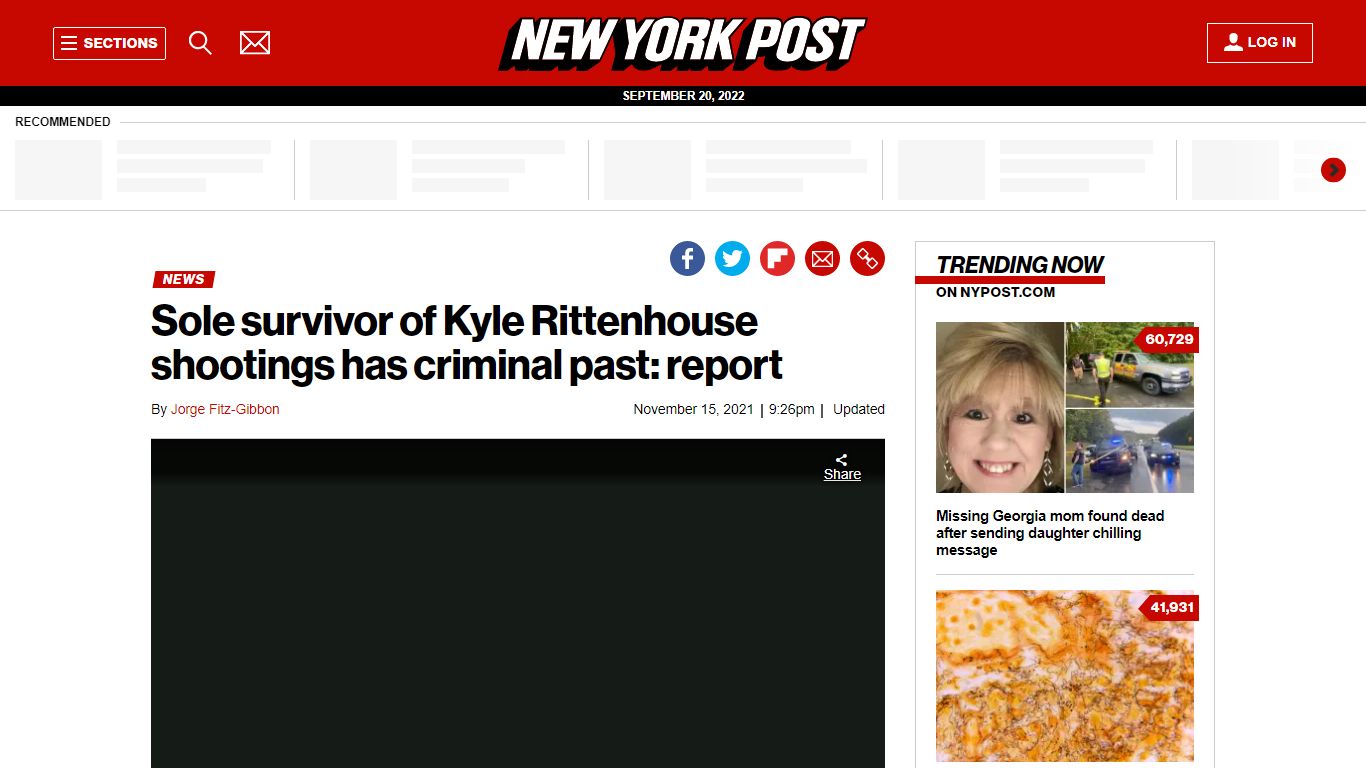 Sole survivor of Rittenhouse shootings has criminal past: report
